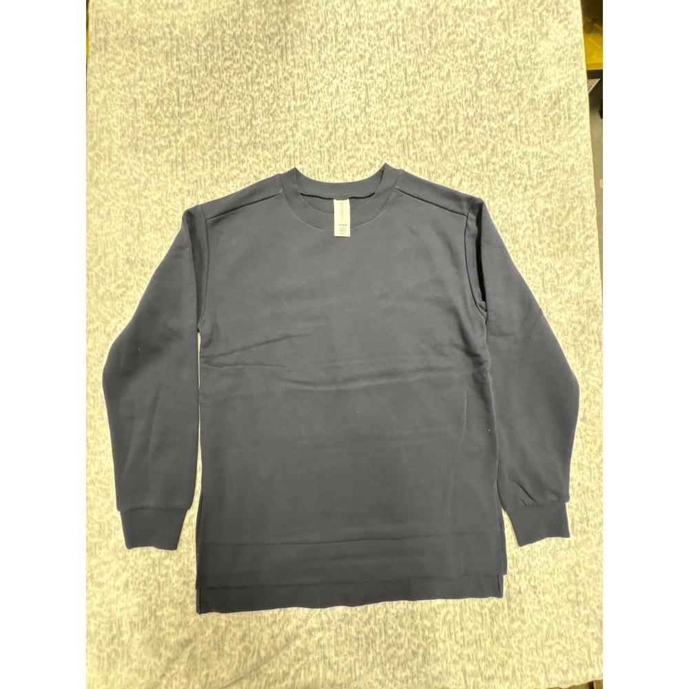 Alternative Apparel Navy Blue Crewneck‎ Sweatshirt Mens Medium Fleece Pullover